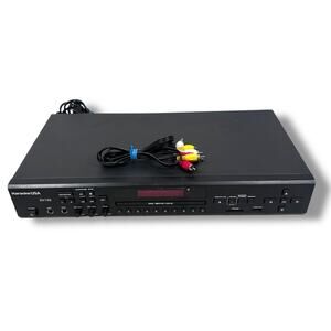 Karaoke USA DV102 DVD/CD/MP3 Karaoke Player & Recorder System Black w/ AV Cables
